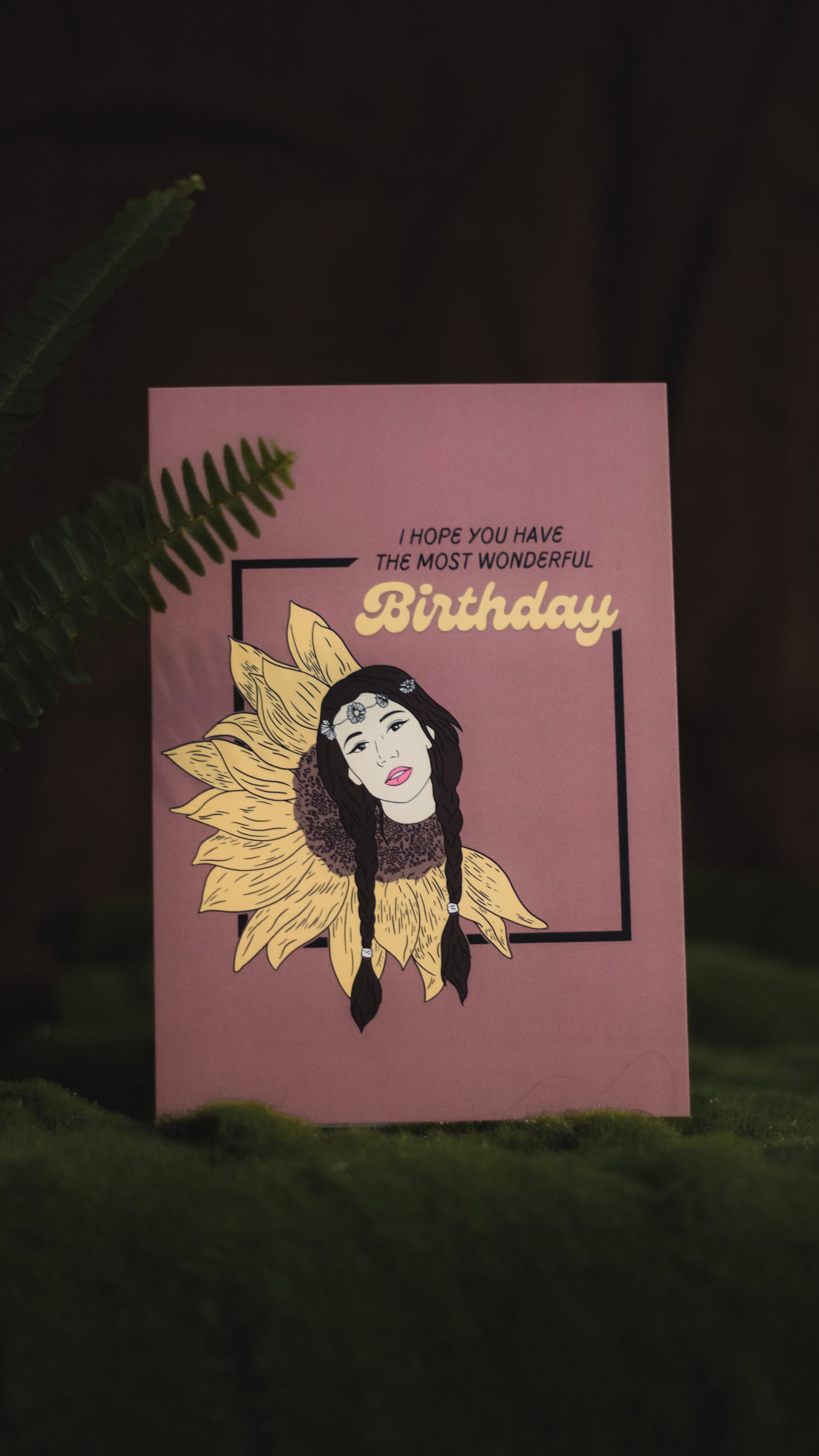 Birthday Card - Sunflower