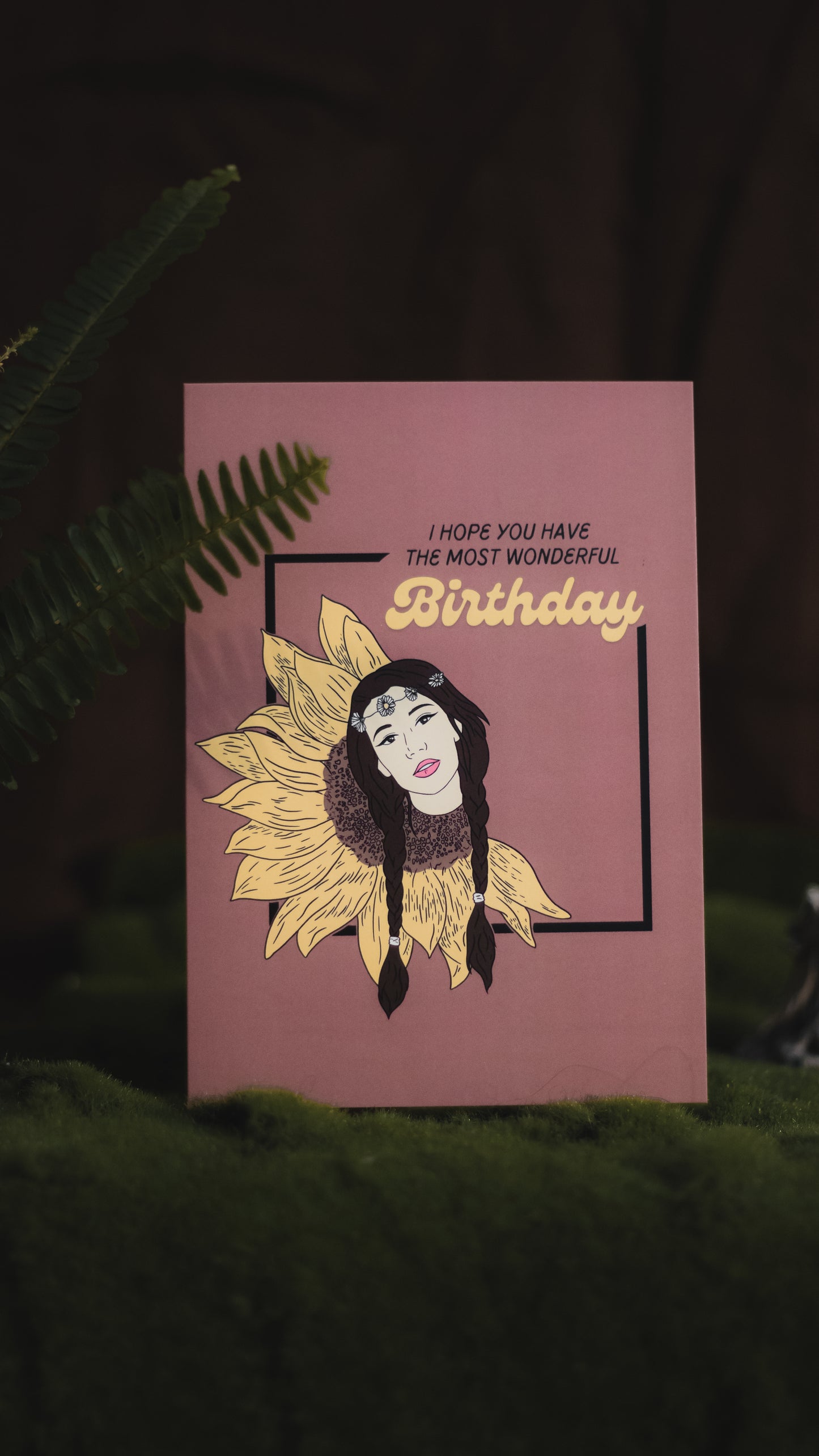Birthday Card - Sunflower