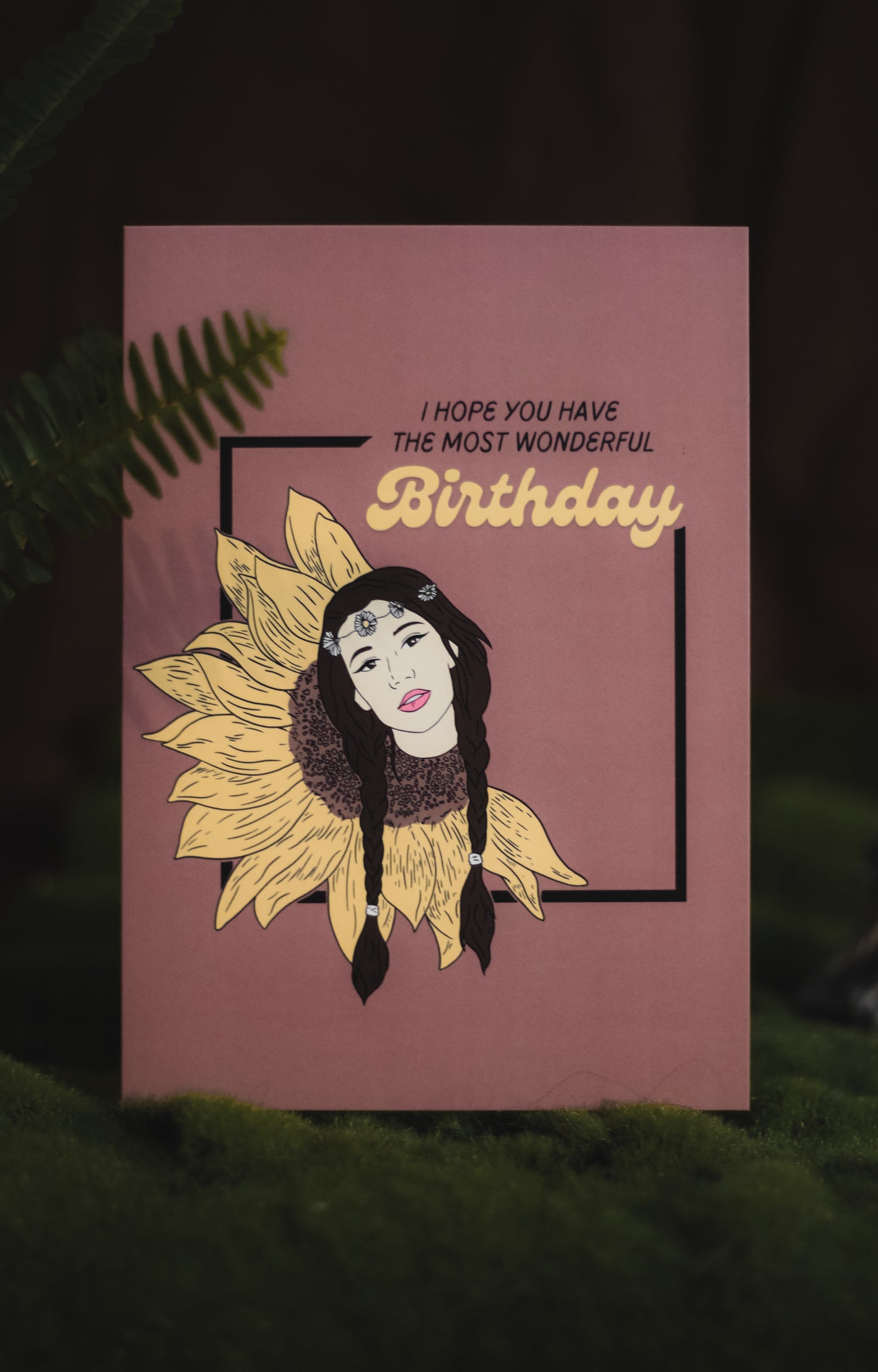 Birthday Card - Sunflower