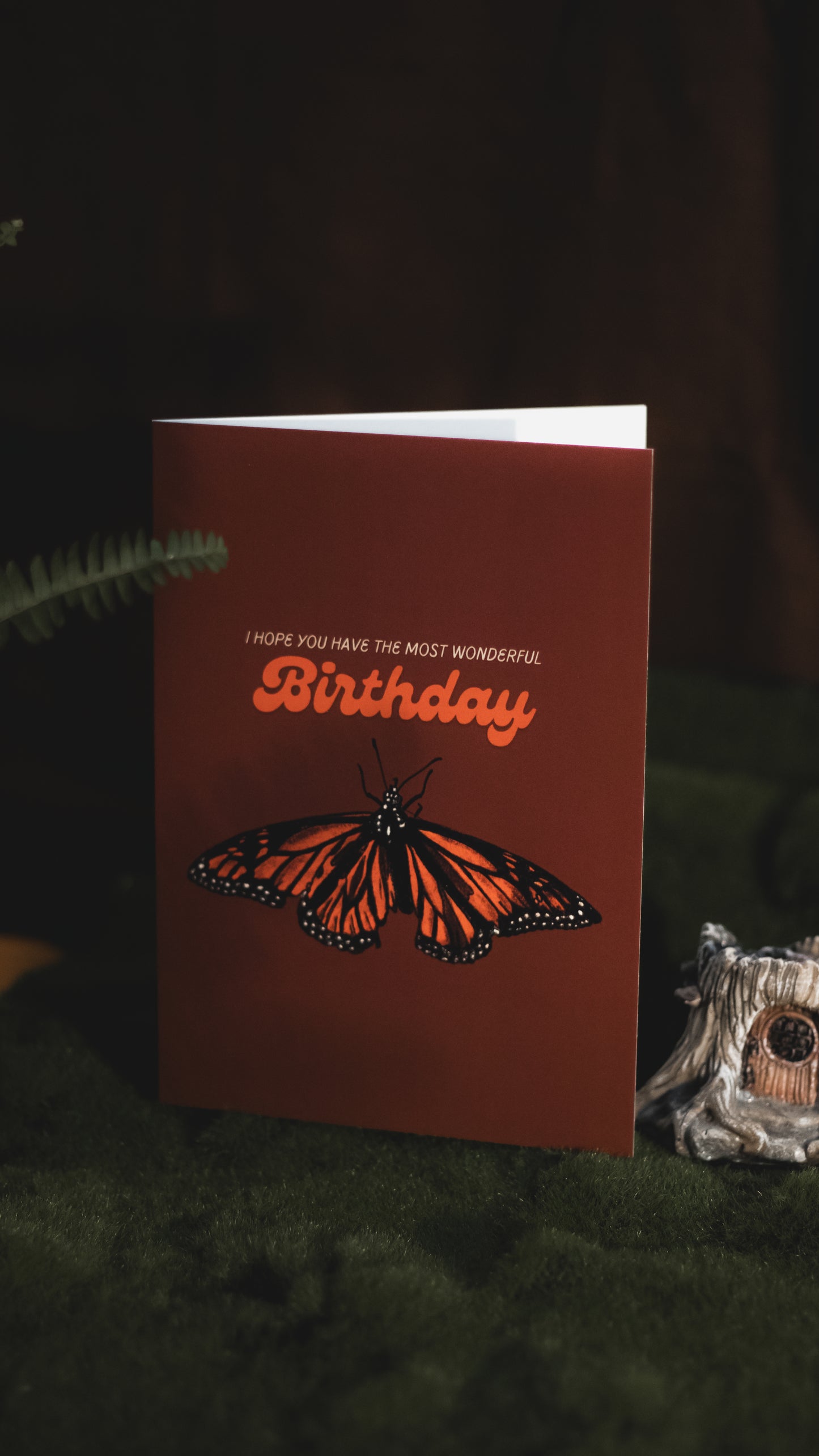 Birthday Card - Monarch Butterfly