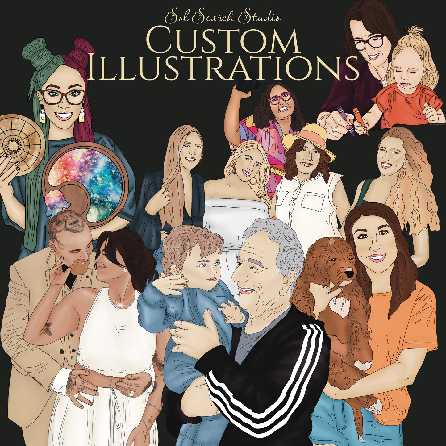 Classic Custom Illustrations