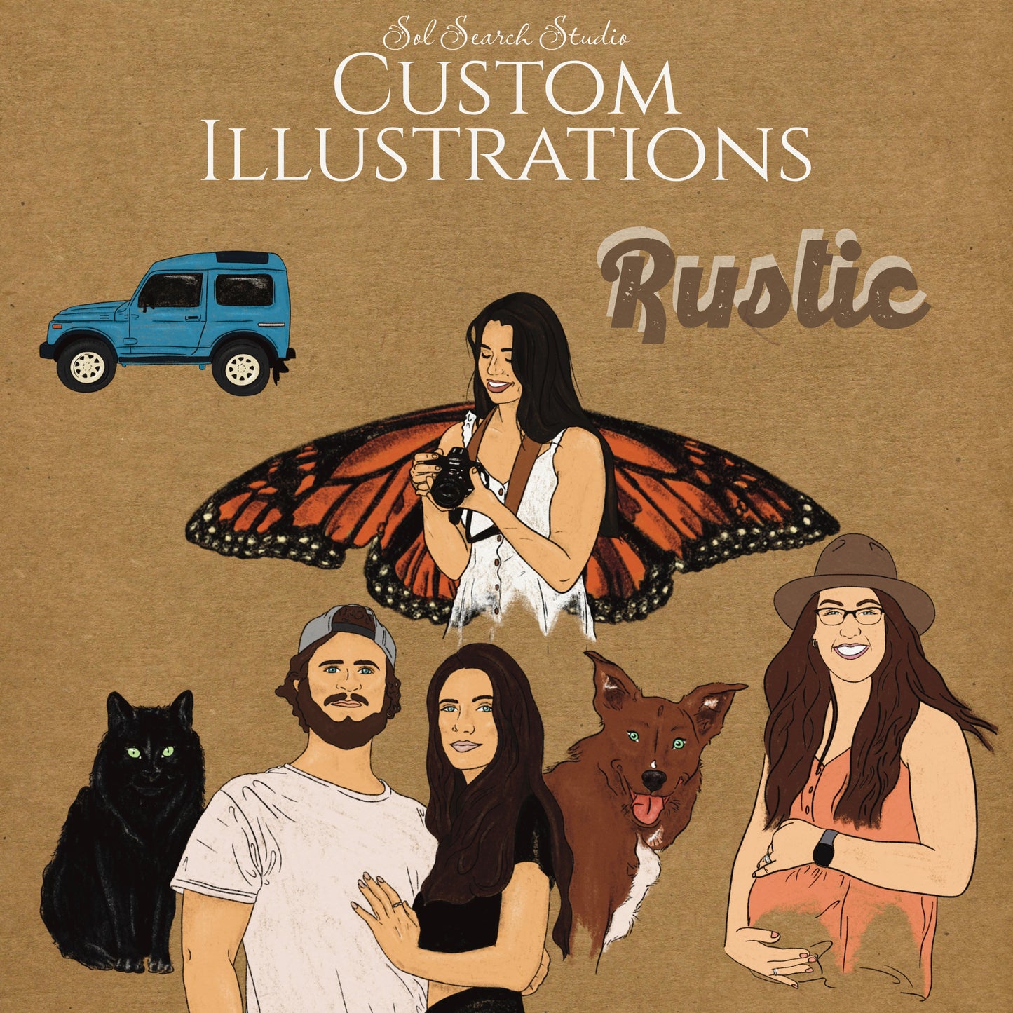 Rustic Custom Illustrations